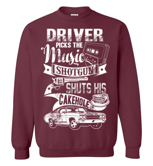 Driver Picks The Music Sweatshirt - TS