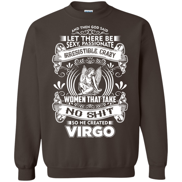 God Created Virgo Pullover Sweatshirt