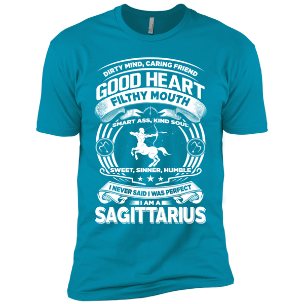 Good Heart Sagittarius Zodiac Premium Short Sleeve T-Shirt