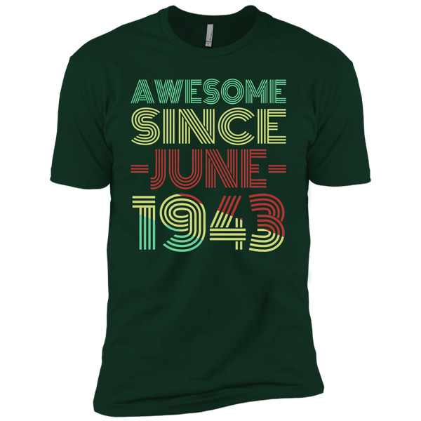 Awesome Since June 1943 Premium Short Sleeve T-Shirt