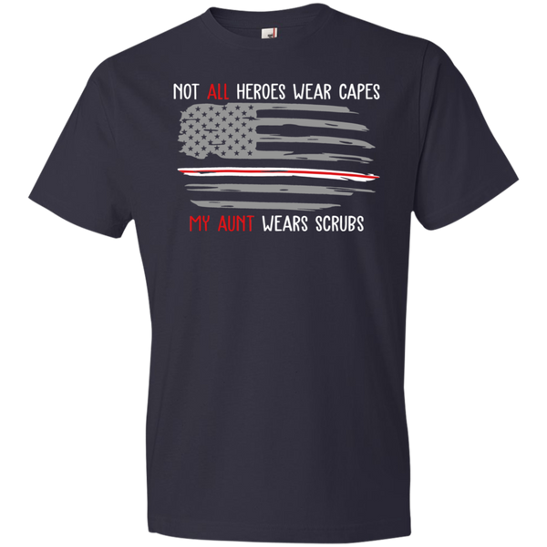 My Aunt Wears Scrubs Youth Lightweight T-Shirt 4.5 oz