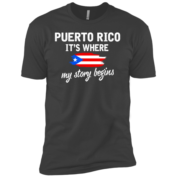 Puerto Rico It's Where My Story Begins Premium Short Sleeve T-Shirt