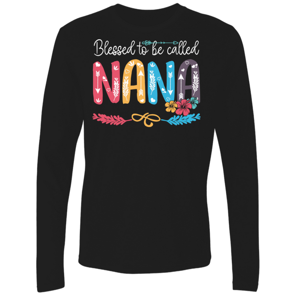 Blessed To Be Called Nana V1 Men's Premium LS