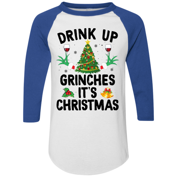 Drink Up Grinches Raglan Jersey