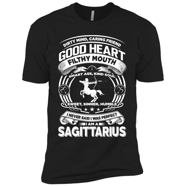 Good Heart Sagittarius Zodiac Premium Short Sleeve T-Shirt