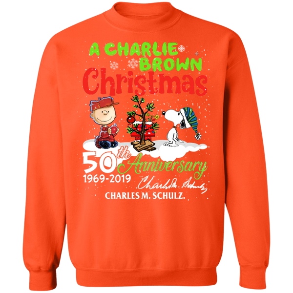 Snoopy 50 years Crewneck Pullover Sweatshirt