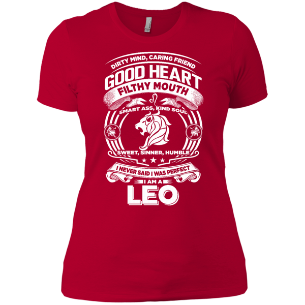 Good Heart Leo Zodiac Ladies T-Shirt