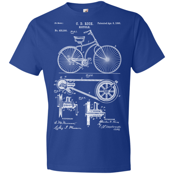 1890 Bicycle Patent Youth Lightweight T-Shirt