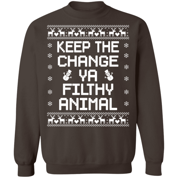 Keep The Change You Filthy Animal - byPhuc Crewneck Pullover Sweatshirt - V1