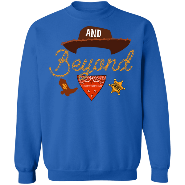 And Beyond Crewneck Pullover Sweatshirt - V1