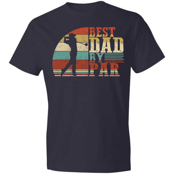 Best Dad By Par Lightweight T-Shirt 4.5 oz