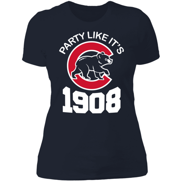 Party Like It 1908 Ladies' Boyfriend T-Shirt