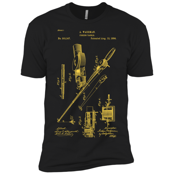 Fishing Tackle Patent 1884 Premium Short Sleeve T-Shirt