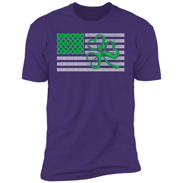 Shamrock American Flag Short Sleeve T-Shirt