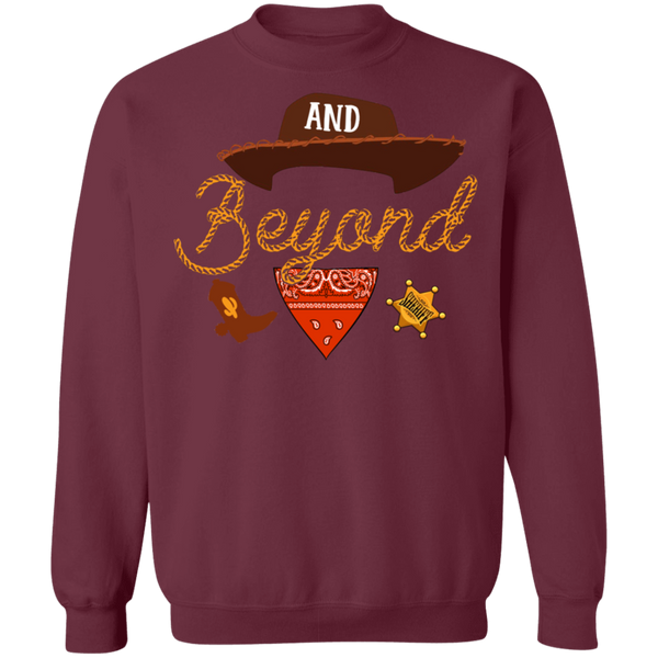 And Beyond Crewneck Pullover Sweatshirt - V1