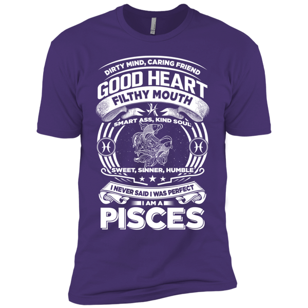 Good Heart Pisces Zodiac Premium Short Sleeve T-Shirt