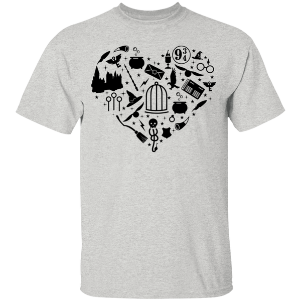 HP Heart Youth 5.3 oz 100% Cotton T-Shirt