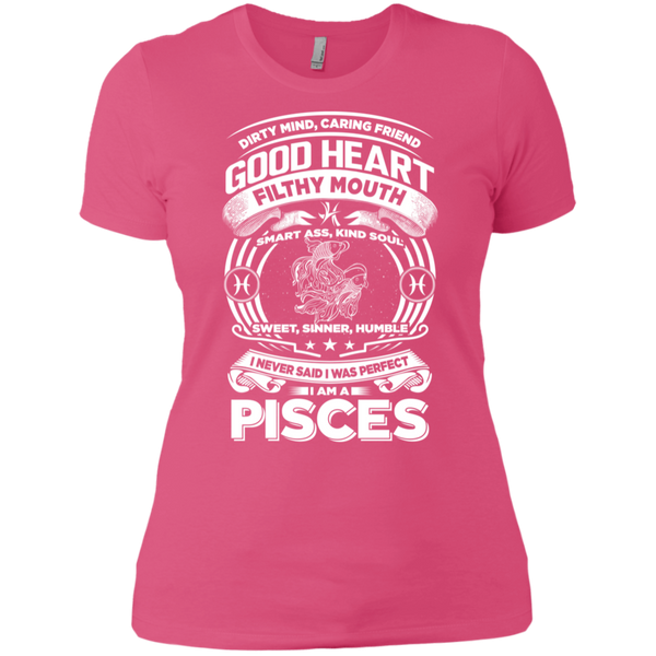 Good Heart Pisces Zodiac Ladies T-Shirt