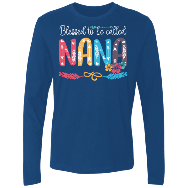 Blessed To Be Called Nana V1 Men's Premium LS