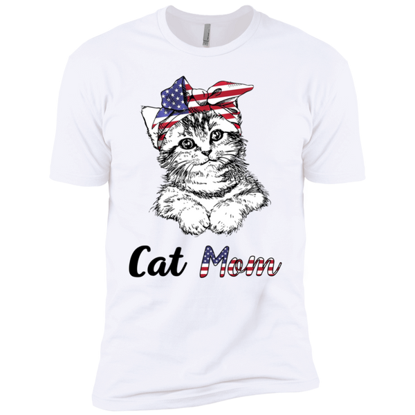 Cat Mom Premium Short Sleeve T-Shirt
