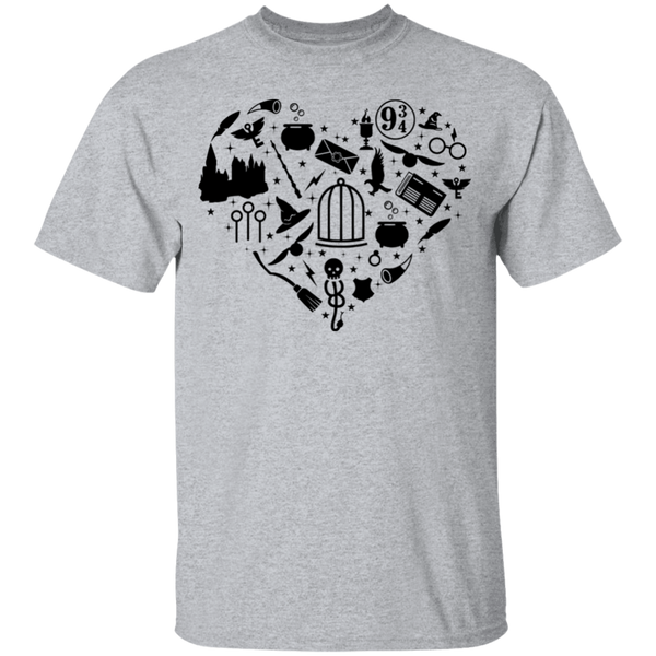 HP Heart Youth 5.3 oz 100% Cotton T-Shirt