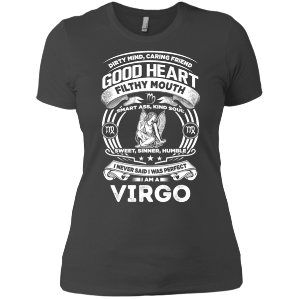 Good Heart Virgo Zodiac Ladies' Boyfriend T-Shirt