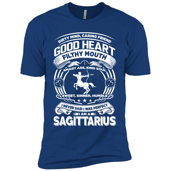 Good Heart Sagittarius Zodiac Premium Short Sleeve T-Shirt