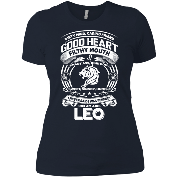 Good Heart Leo Zodiac Ladies T-Shirt