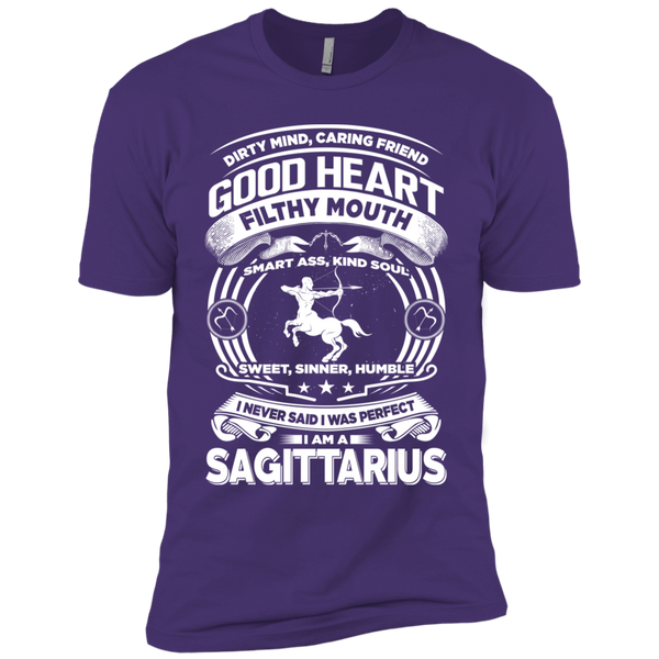 Good Heart Sagittarius Zodiac Premium Short Sleeve T-Shirt