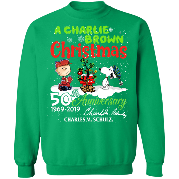 Snoopy 50 years Crewneck Pullover Sweatshirt