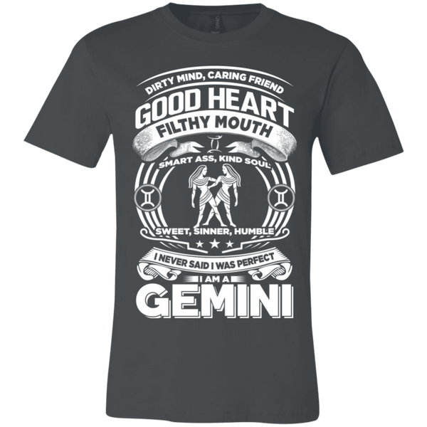 Good Heart Gemini Zodia Unisex Jersey Short-Sleeve T-Shirt