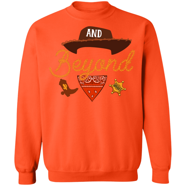 And Beyond Crewneck Pullover Sweatshirt - V1
