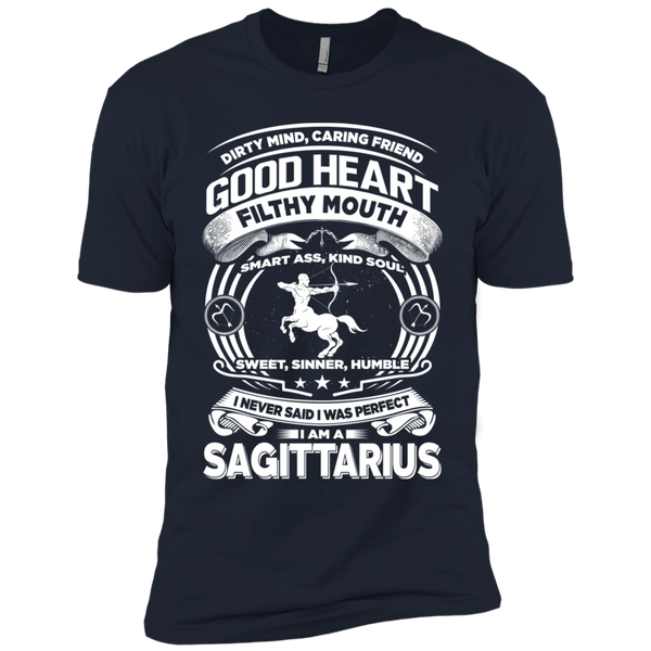 Good Heart Sagittarius Zodiac Premium Short Sleeve T-Shirt