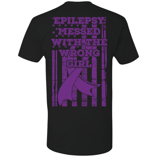Epilepsy Messed With The Wrong Girl Premium Short Sleeve T-Shirt