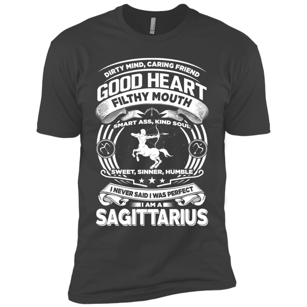 Good Heart Sagittarius Zodiac Premium Short Sleeve T-Shirt