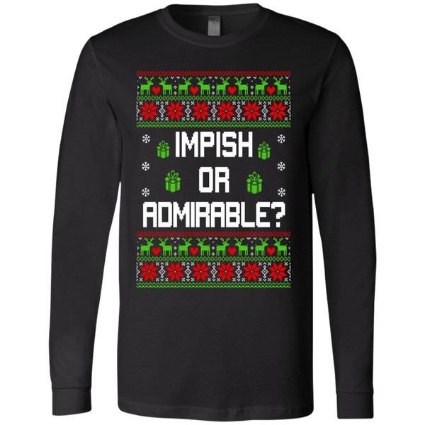 Impish Or Amirable - edited - byPhuc 3501 Men's Jersey LS T-Shirt