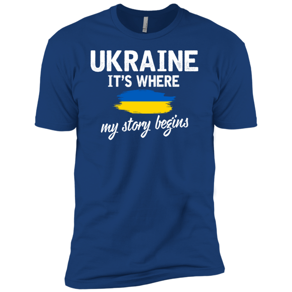 Ukraine It's Where My Story Begins Premium Short Sleeve T-Shirt