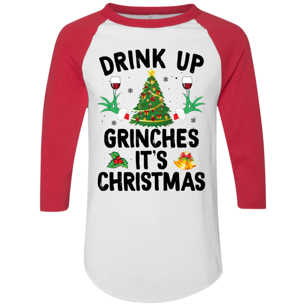 Drink Up Grinches Raglan Jersey