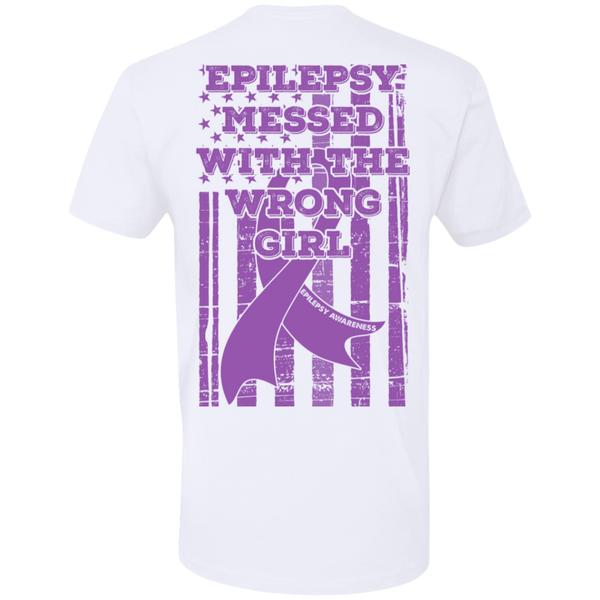 Epilepsy Messed With The Wrong Girl Premium Short Sleeve T-Shirt