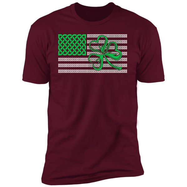 Shamrock American Flag Short Sleeve T-Shirt