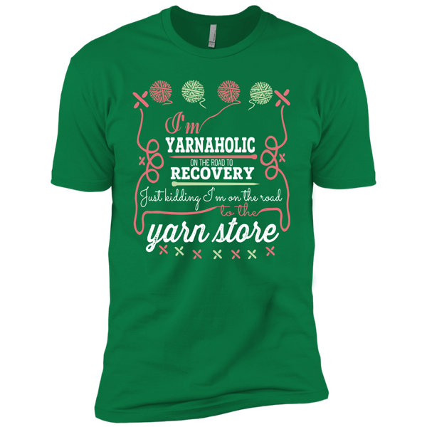 I'm Yarnaholic Premium Short Sleeve T-Shirt