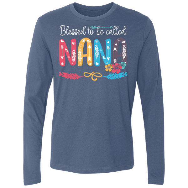 Blessed To Be Called Nana V1 Men's Premium LS