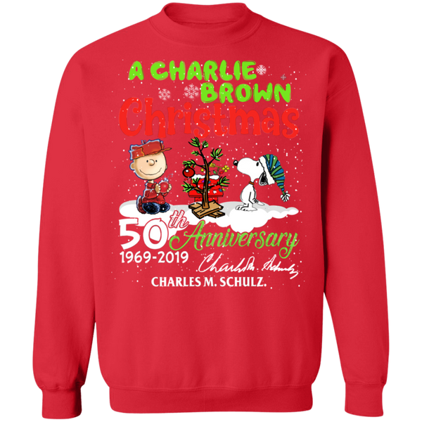 Snoopy 50 years Crewneck Pullover Sweatshirt