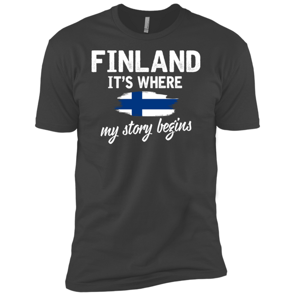 Finland It's Where My Story Begins Short Sleeve T-Shirt