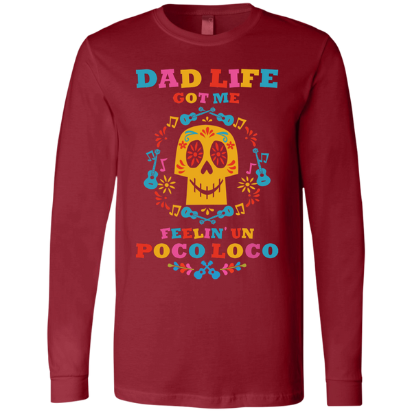 Dad Life Loco Men's Jersey LS T-Shirt