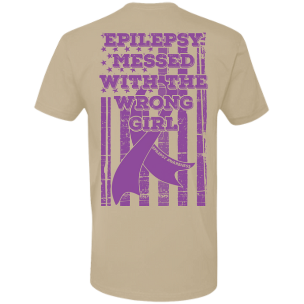Epilepsy Messed With The Wrong Girl Premium Short Sleeve T-Shirt