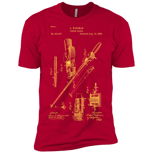 Fishing Tackle Patent 1884 Premium Short Sleeve T-Shirt