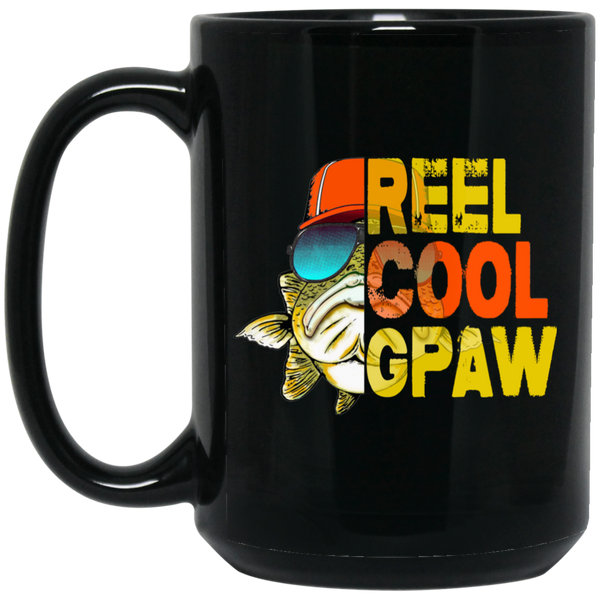Reel Cool Gpaw Black Mug