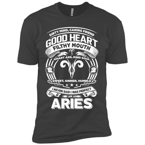 Good Heart Aries Zodiac Premium Short Sleeve T-Shirt