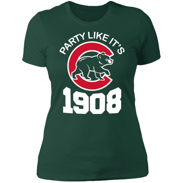 Party Like It 1908 Ladies' Boyfriend T-Shirt